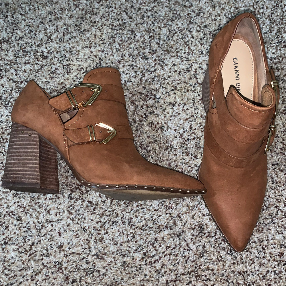 Suede Booties